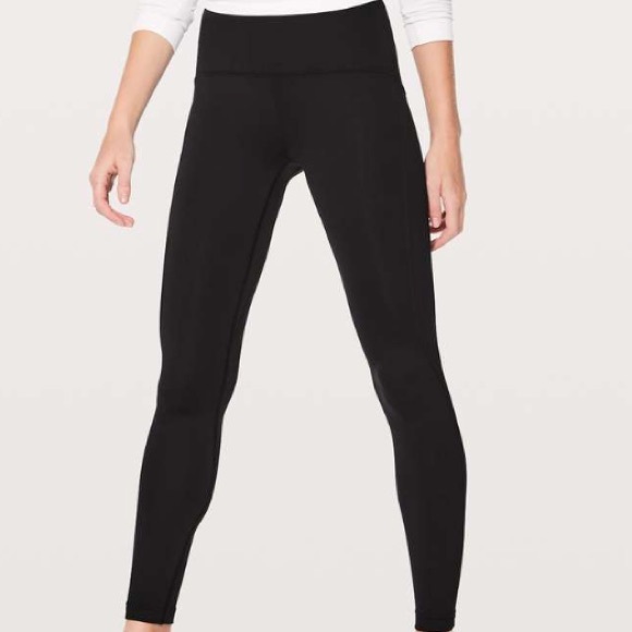 NWT BLACK LULULEMON FAST AS FLEECE TIGHT HIGH RISE - Picture 2 of 8